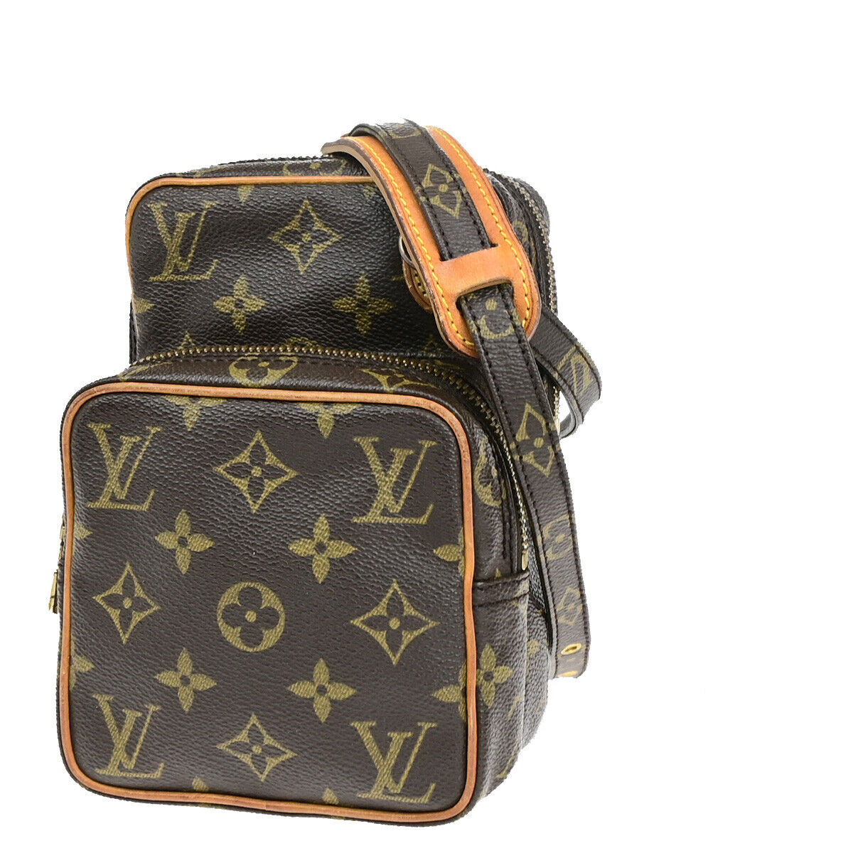 LOUIS VUITTON Mini Amazon Shoulder Bag Monogram Leather Brown M45238 85YF118
