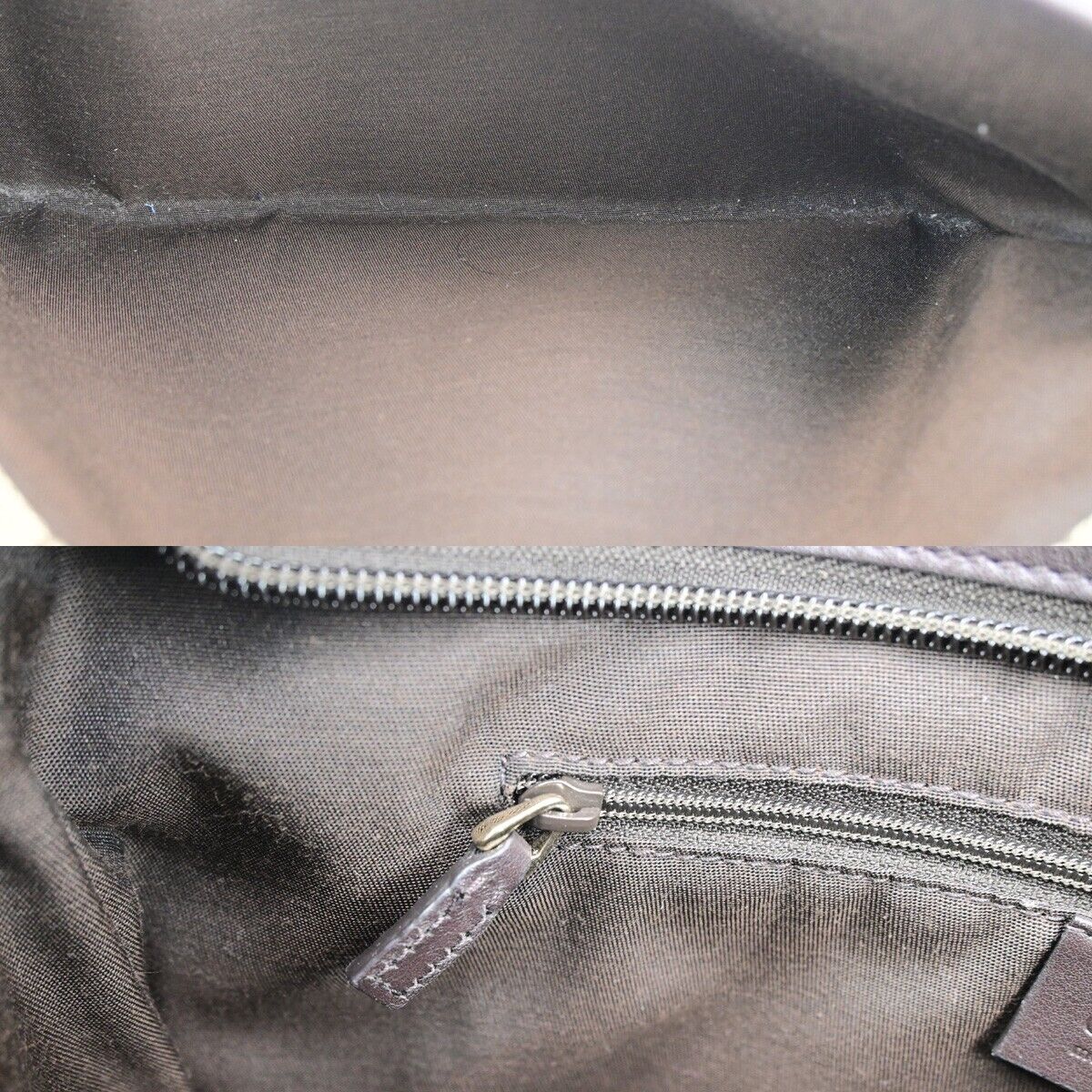GUCCI Logo GG Pattern Crossbody Shoulder Bag Supreme Leather Brown GHW 11RK635
