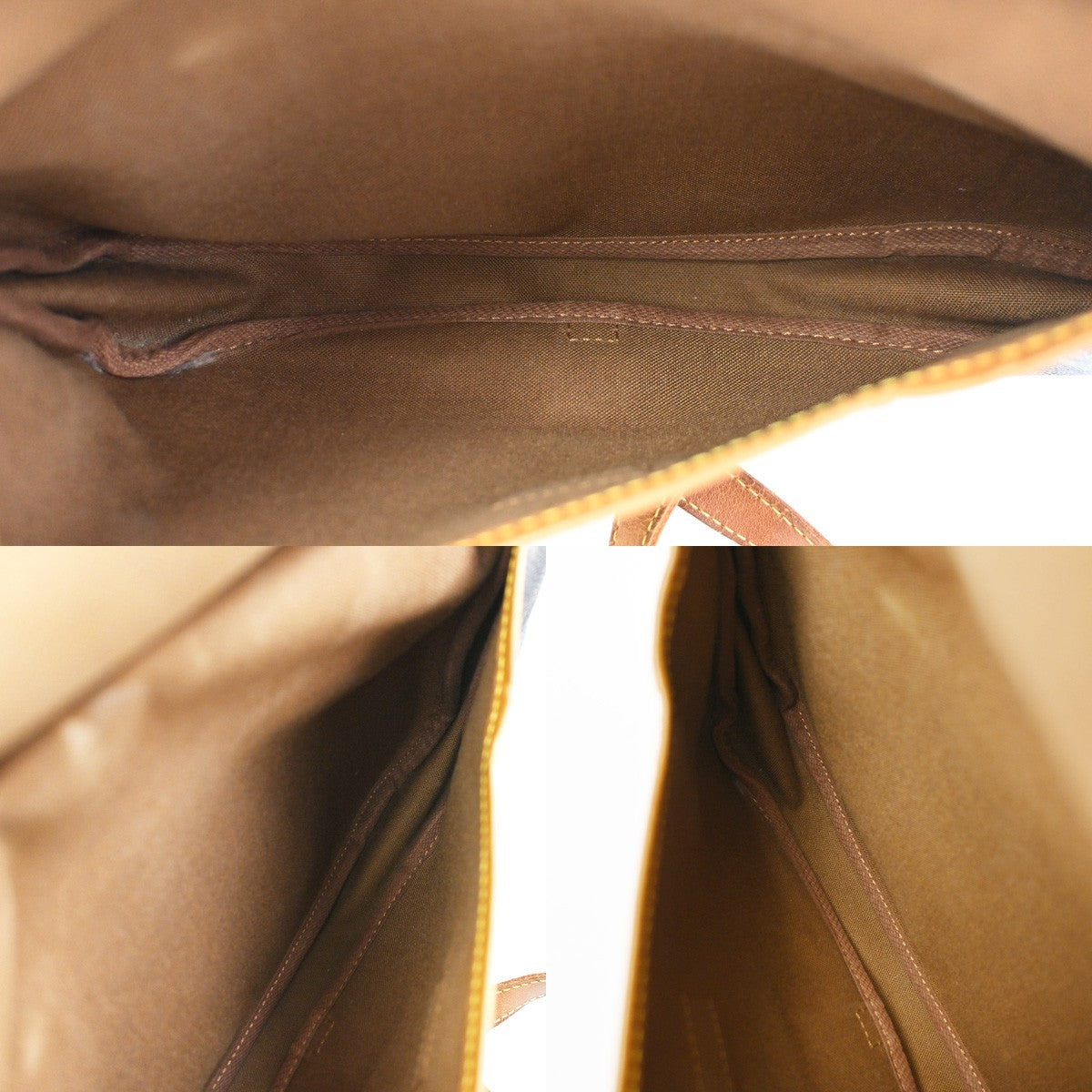 LOUIS VUITTON Logo Saumur 30 Shoulder Bag Monogram Leather BN M42256 30CA946