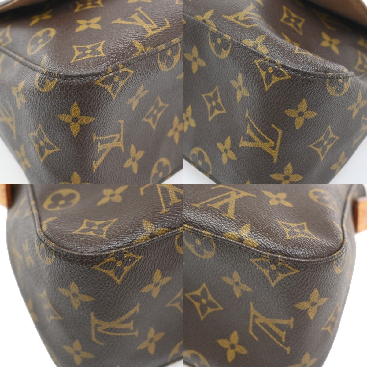 LOUIS VUITTON Mini Looping Hand Bag Monogram Leather Brown USA M51147 13CA555