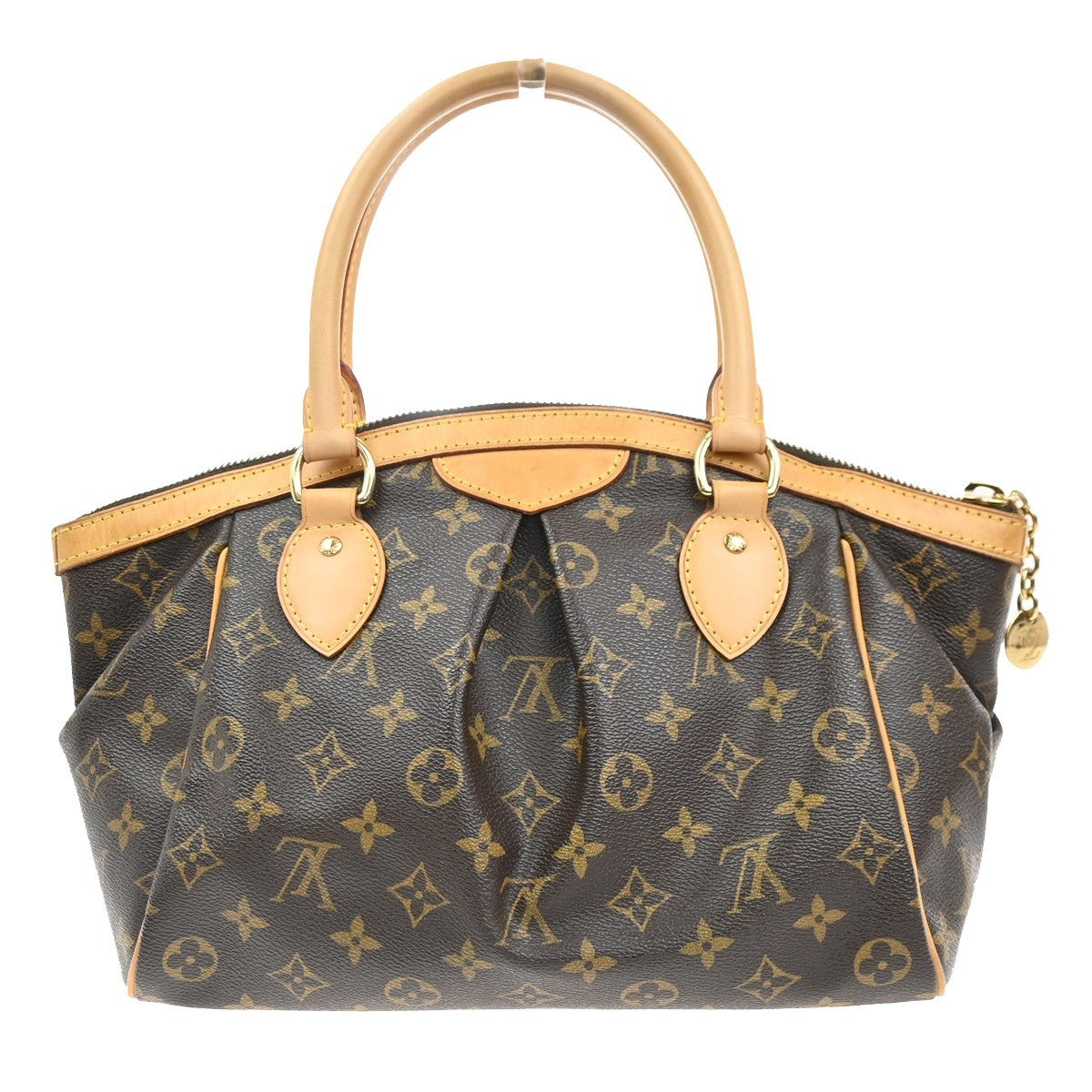 LOUIS VUITTON Tivoli PM Hand Bag Monogram Leather Brown France M40143 600RL749
