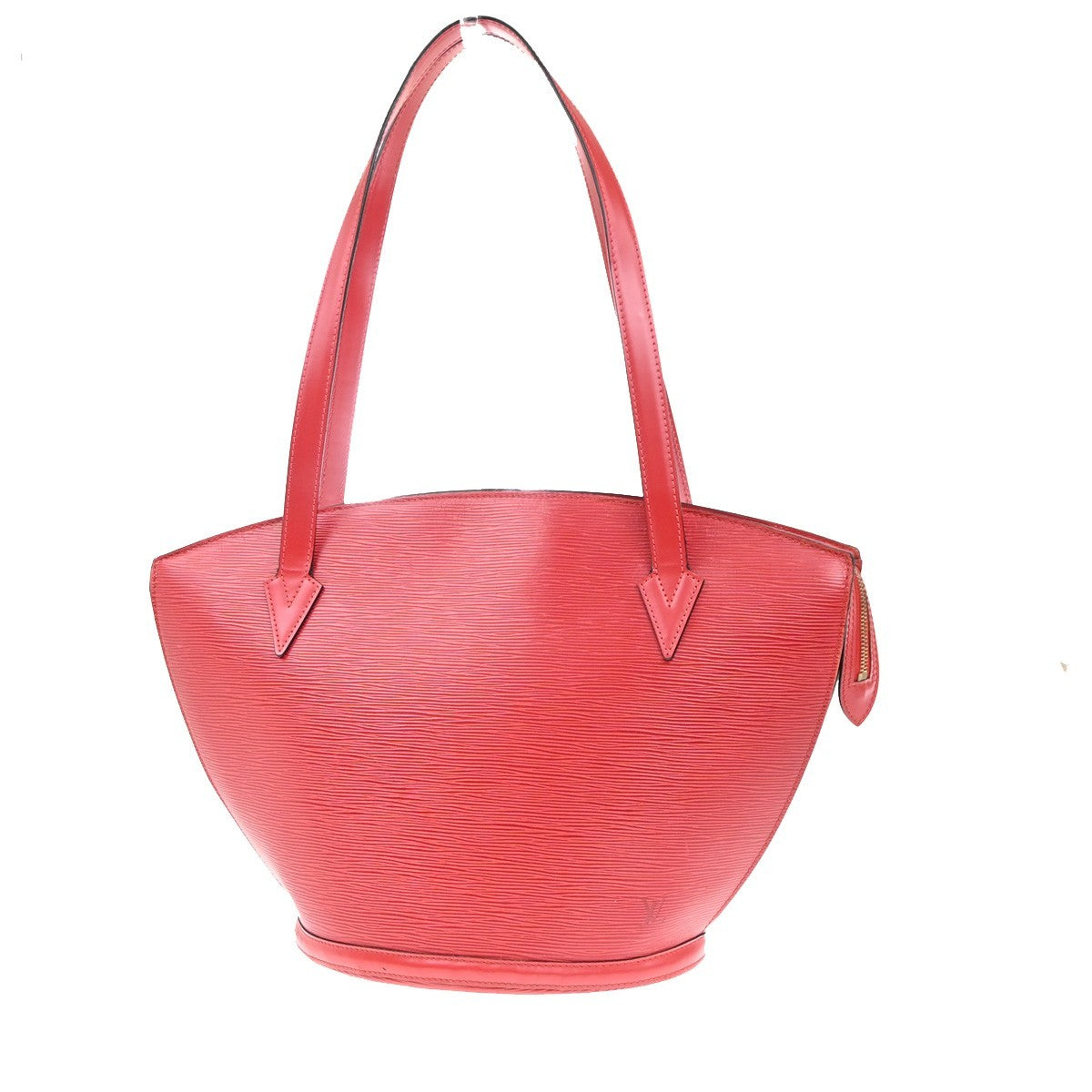 LOUIS VUITTON LV Saint Jacques Hand Bag Epi Leather Red France M52267 32MA233