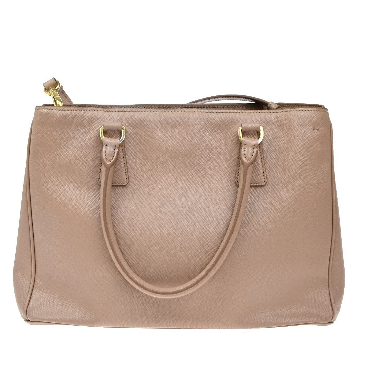 PRADA Logo 2Way Shoulder Hand Bag Saffiano Leather Pink GHW Italy 70EG192