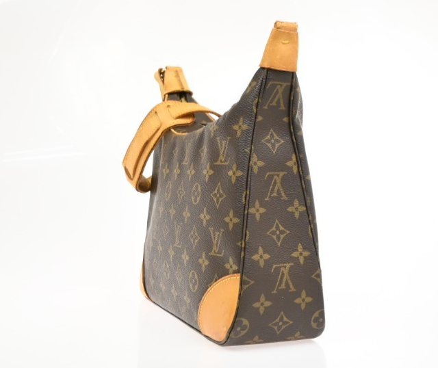 LOUIS VUITTON Boulogne 30 Shoulder Bag Monogram Leather Brown M51265 12PA117