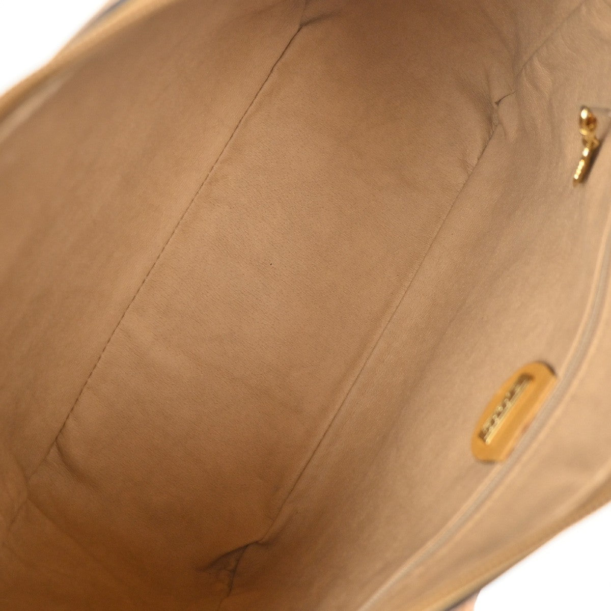 GUCCI Logo GG Pattern 2way Shoulder Hand Bag PVC Leather Beige GHW Italy 38MA555