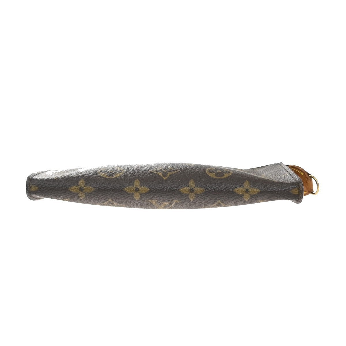 LOUIS VUITTON Logo BUCKET GM Pouch Bag Monogram Leather Brown France 04KP002
