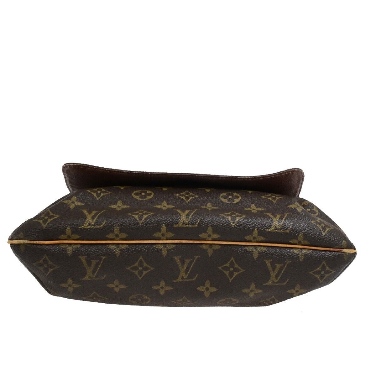 LOUIS VUITTON Musette Shoulder Bag Monogram Leather Brown Spain M51256 33FB533