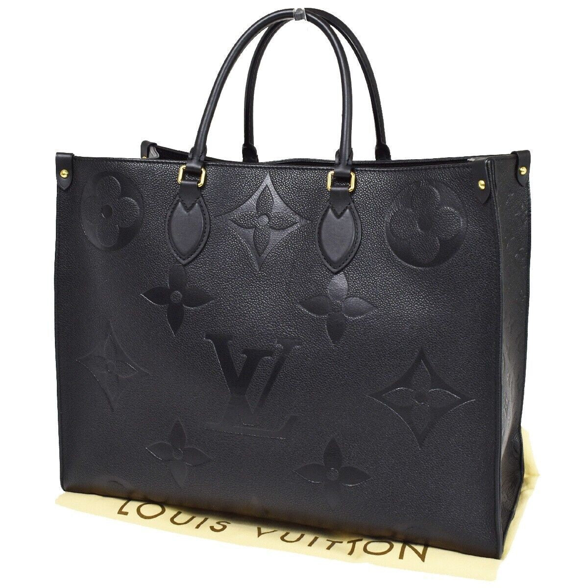 LOUIS VUITTON Onthego GM 2Way Hand Bag Monogram Empreinte Black M44925 865RC994