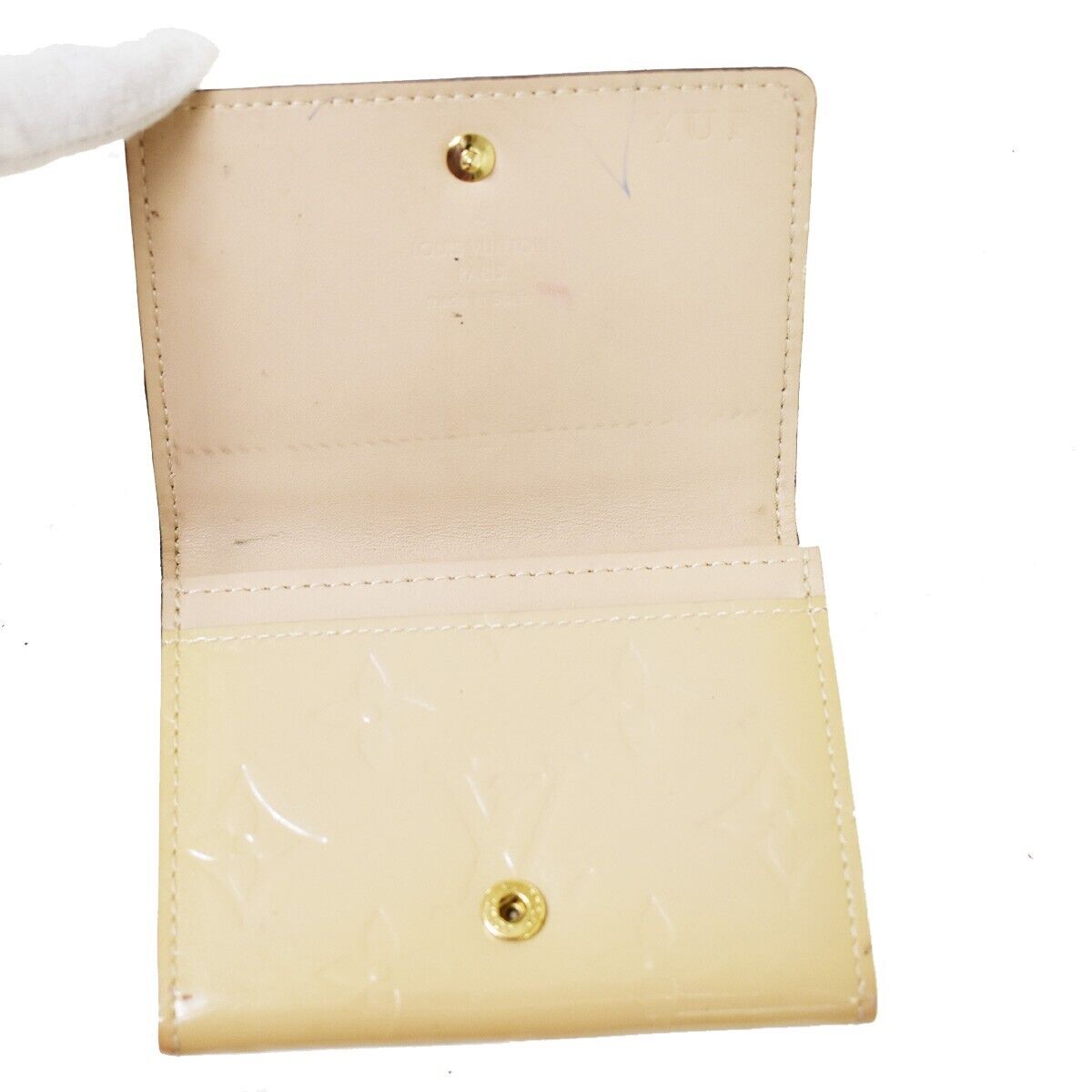 LOUIS VUITTON 4 Set Wallet Card Coin Case Monogram Mini Lin Vernis Epi 68JH586