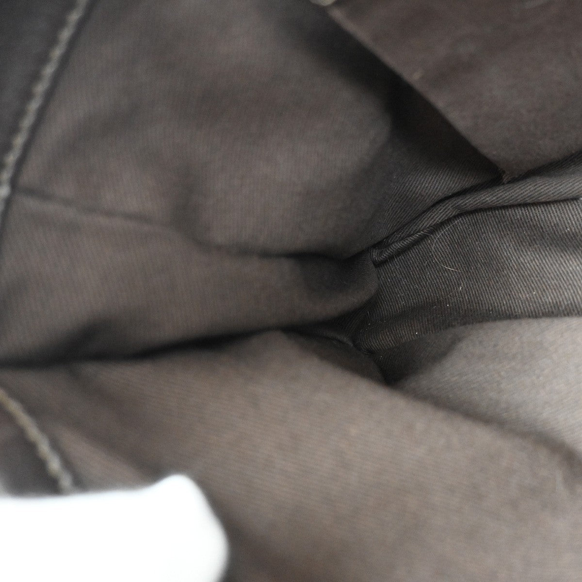 CELINE Logo Boogie Stitch Detail Hand Tote Bag Leather Brown GHW Italy 35ZA347
