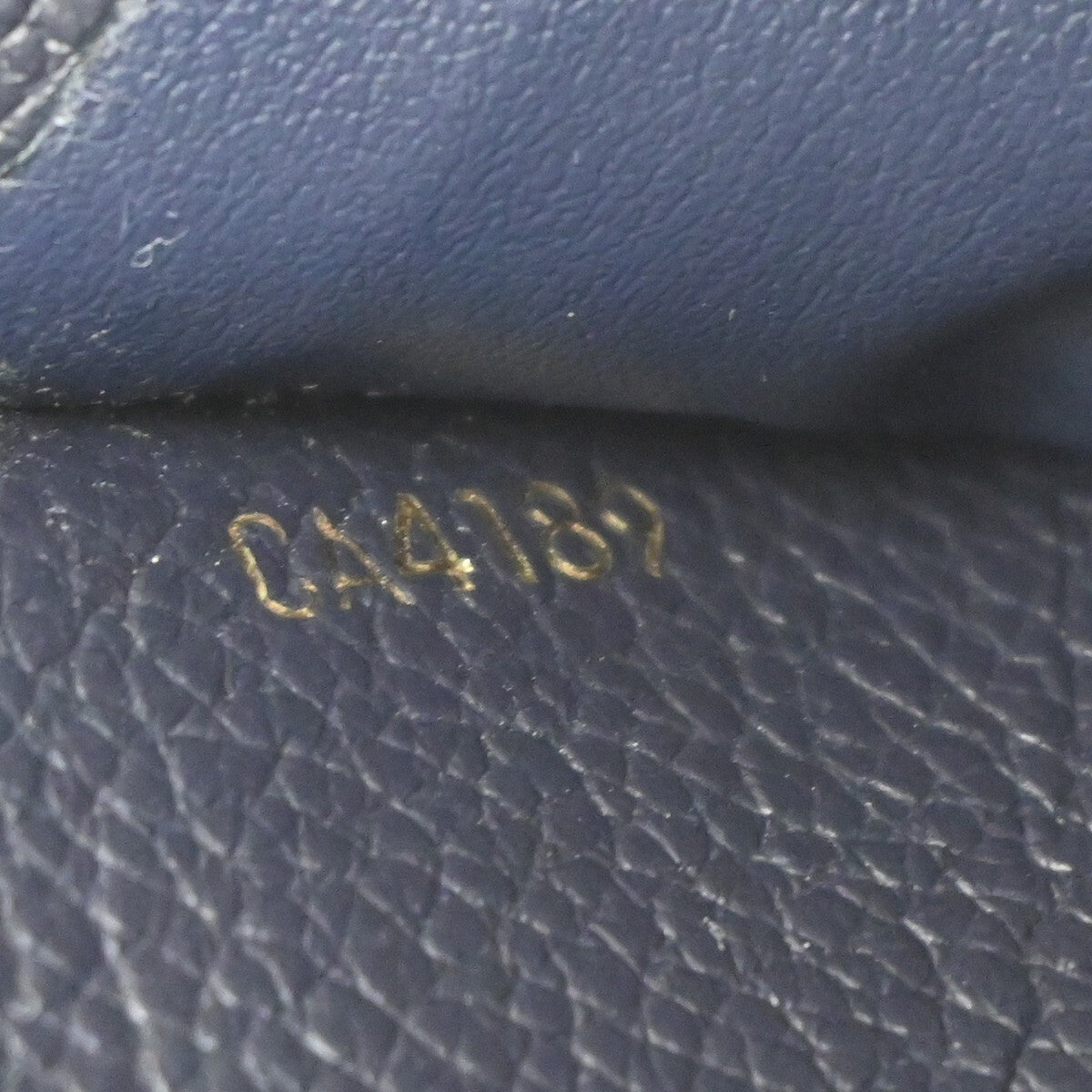 LOUIS VUITTON Portefeuille Sarah Wallet Monogram Empreinte Blue M62125 88YH289