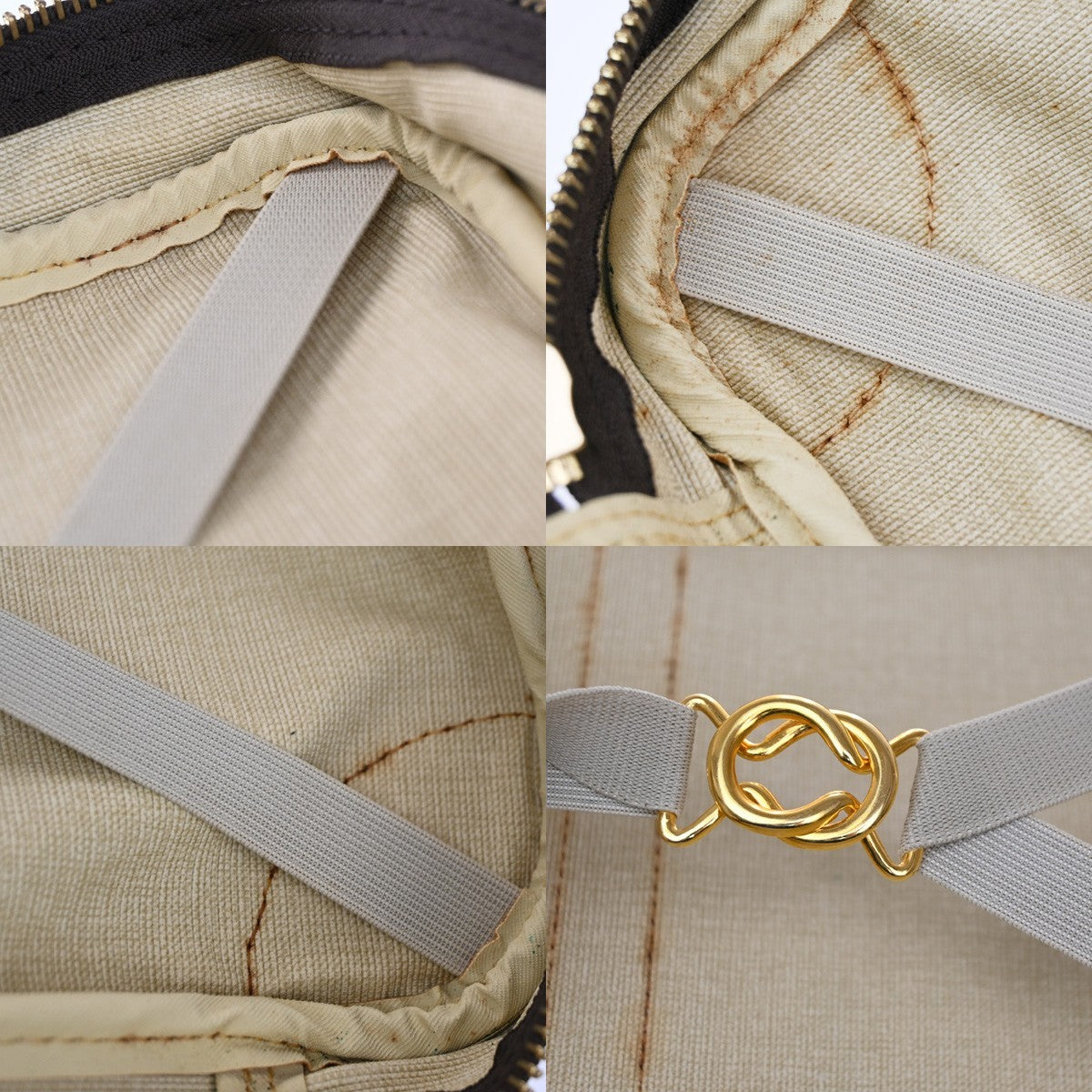 LOUIS VUITTON Sac 54H Earl Boston Bag Monogram Leather Brown M41383 33CB054