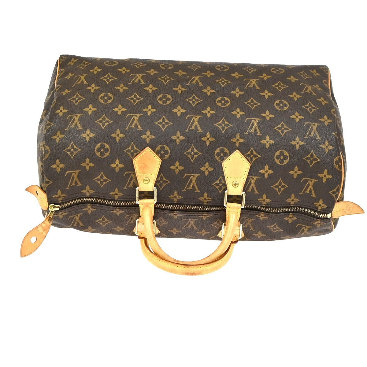 LOUIS VUITTON Speedy 40 Travel Hand Bag Monogram Leather Brown M41522 99YJ003
