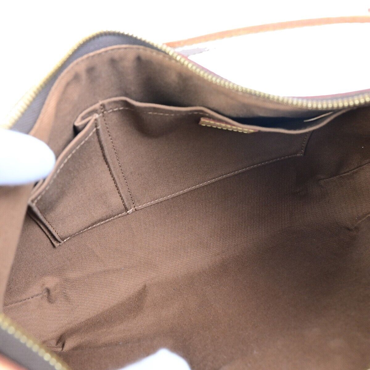 LOUIS VUITTON Thames GM Hobo Shoulder Bag Monogram Leather Brown M56383 667RF199