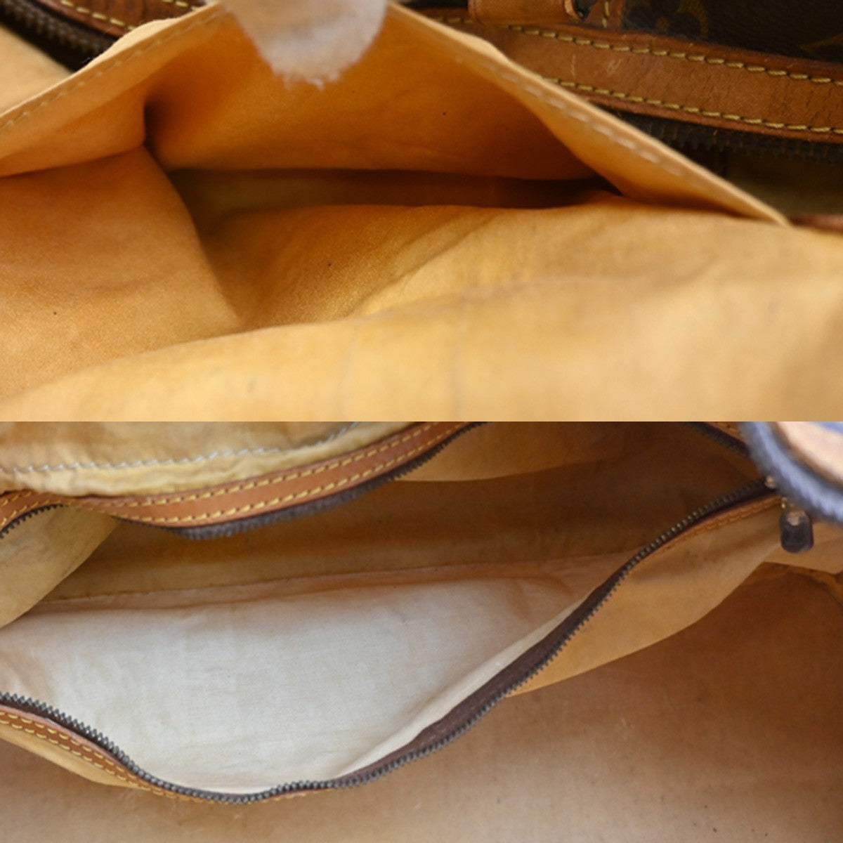 LOUIS VUITTON Sac Sport Hand Bag Monogram Leather Brown France M41444 66CB016