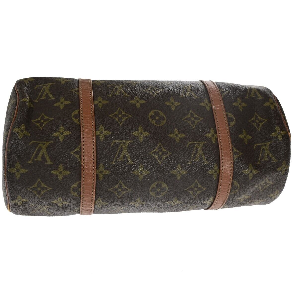 LOUIS VUITTON Logo PAPILLON 30 Hand Bag Monogram Leather Brown M51365 66HC021