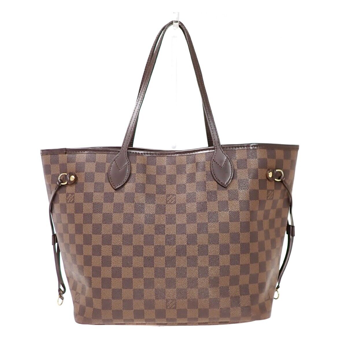 LOUIS VUITTON Neverfull MM Shoulder Bag Damier Ebene Leather BN N41358 686RH759