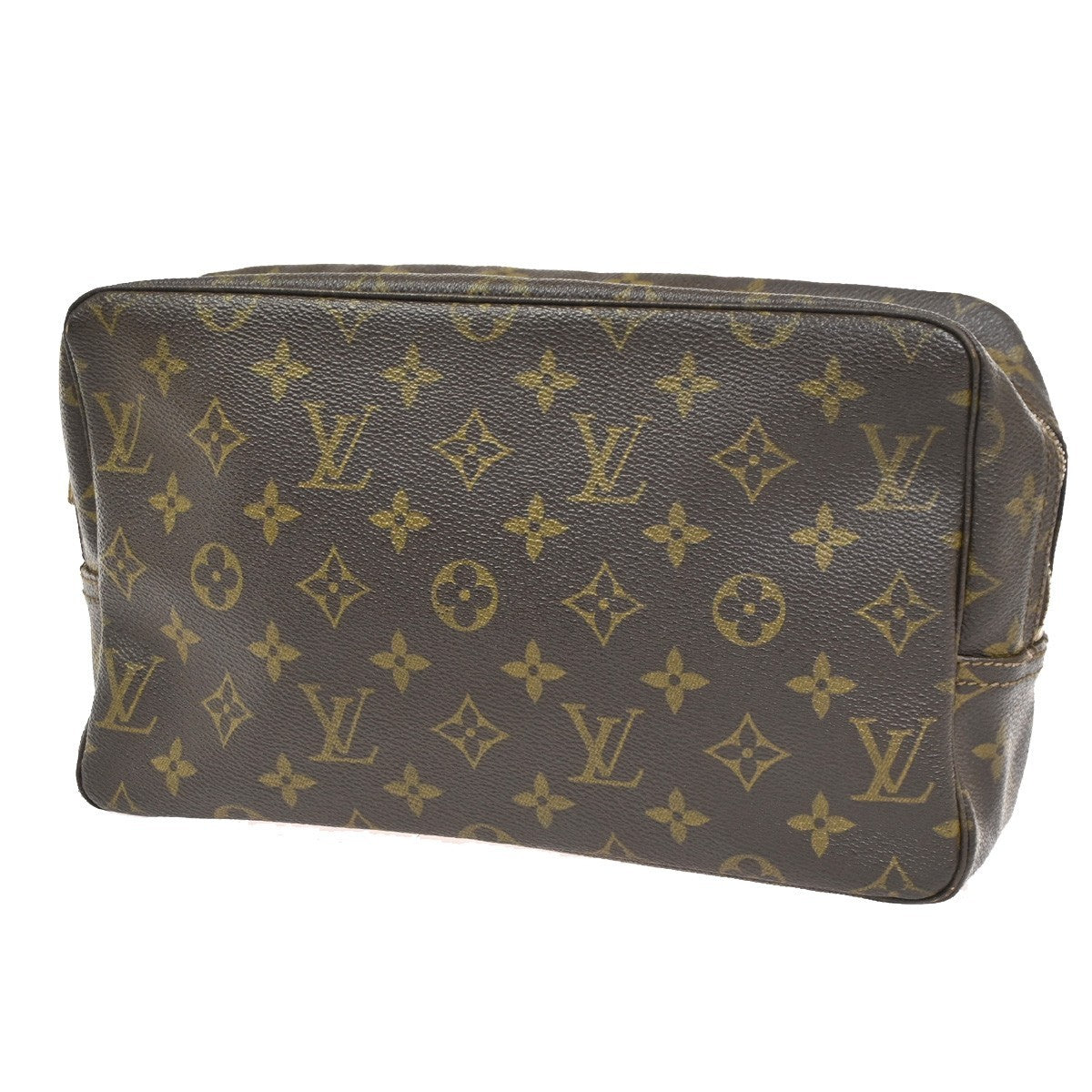 LOUIS VUITTON Trousse Toilette 28 Clutch Hand Bag Monogram Brown M47522 67CA759