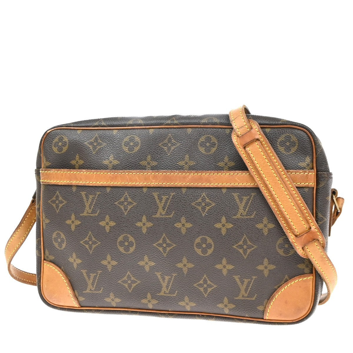 LOUIS VUITTON Trocadero 30 Shoulder Bag Monogram Leather Brown M51272 39YH927