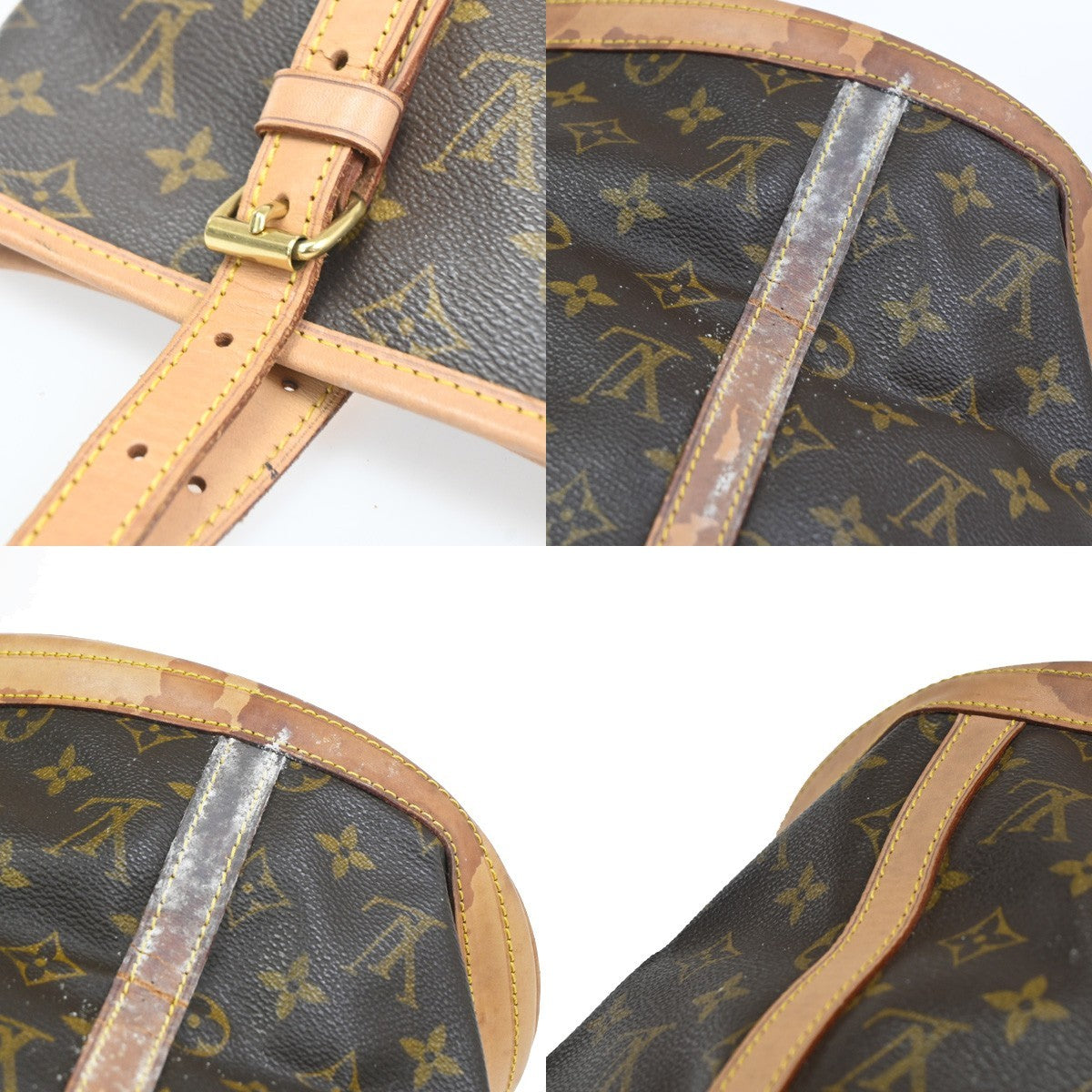 LOUIS VUITTON BUCKET GM Shoulder Tote Bag Monogram Leather BN USA M42236 66CA674