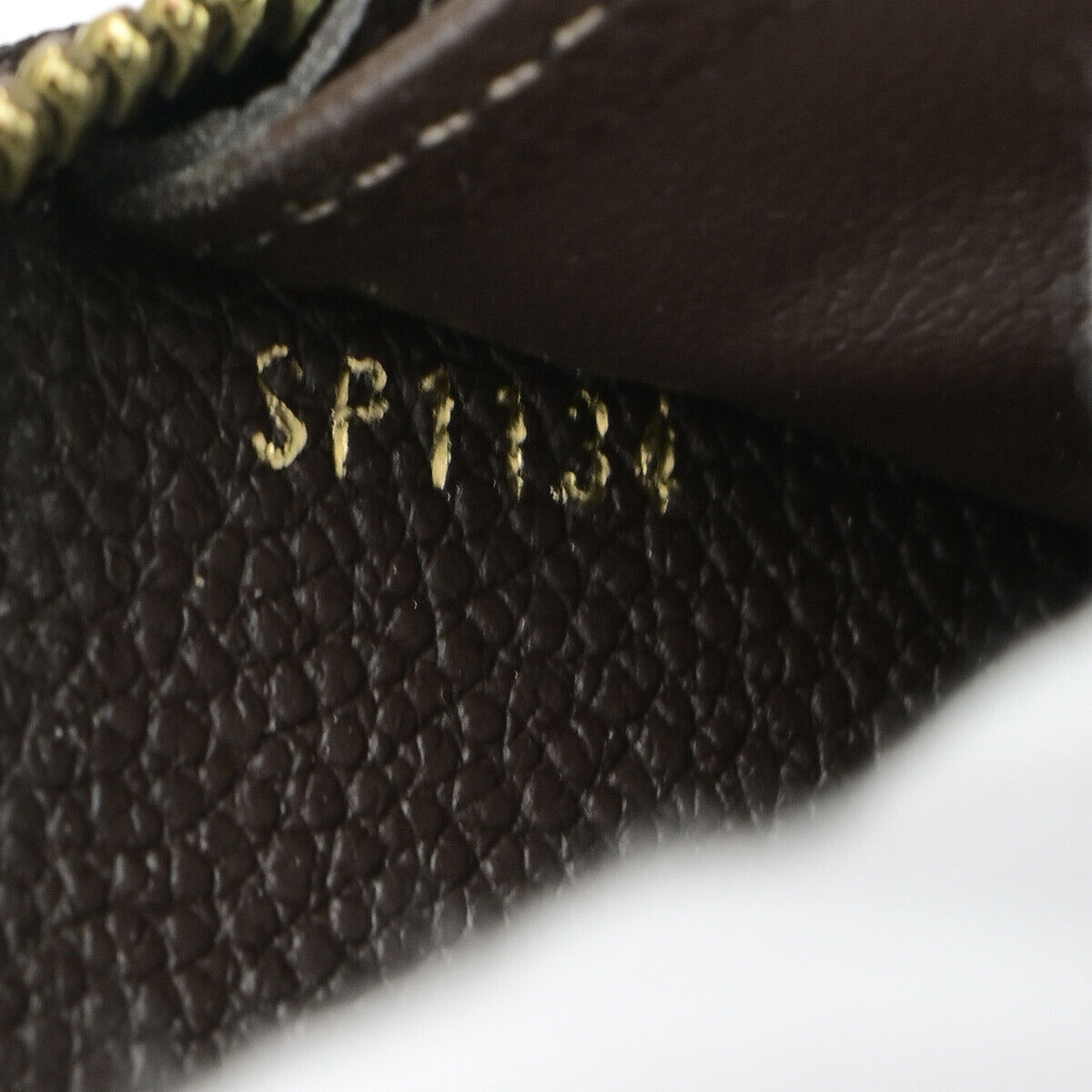 LOUIS VUITTON Zippy Wallet Monogram Empreinte Leather Terre M60548 10YF096