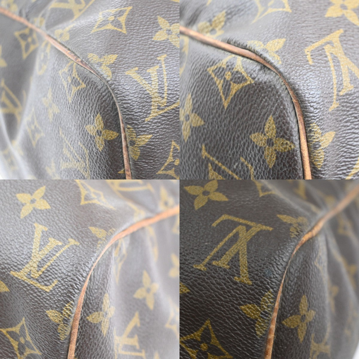 LOUIS VUITTON Sac Souple 35 Travel Hand Bag Monogram Leather BN M41626 64MA293