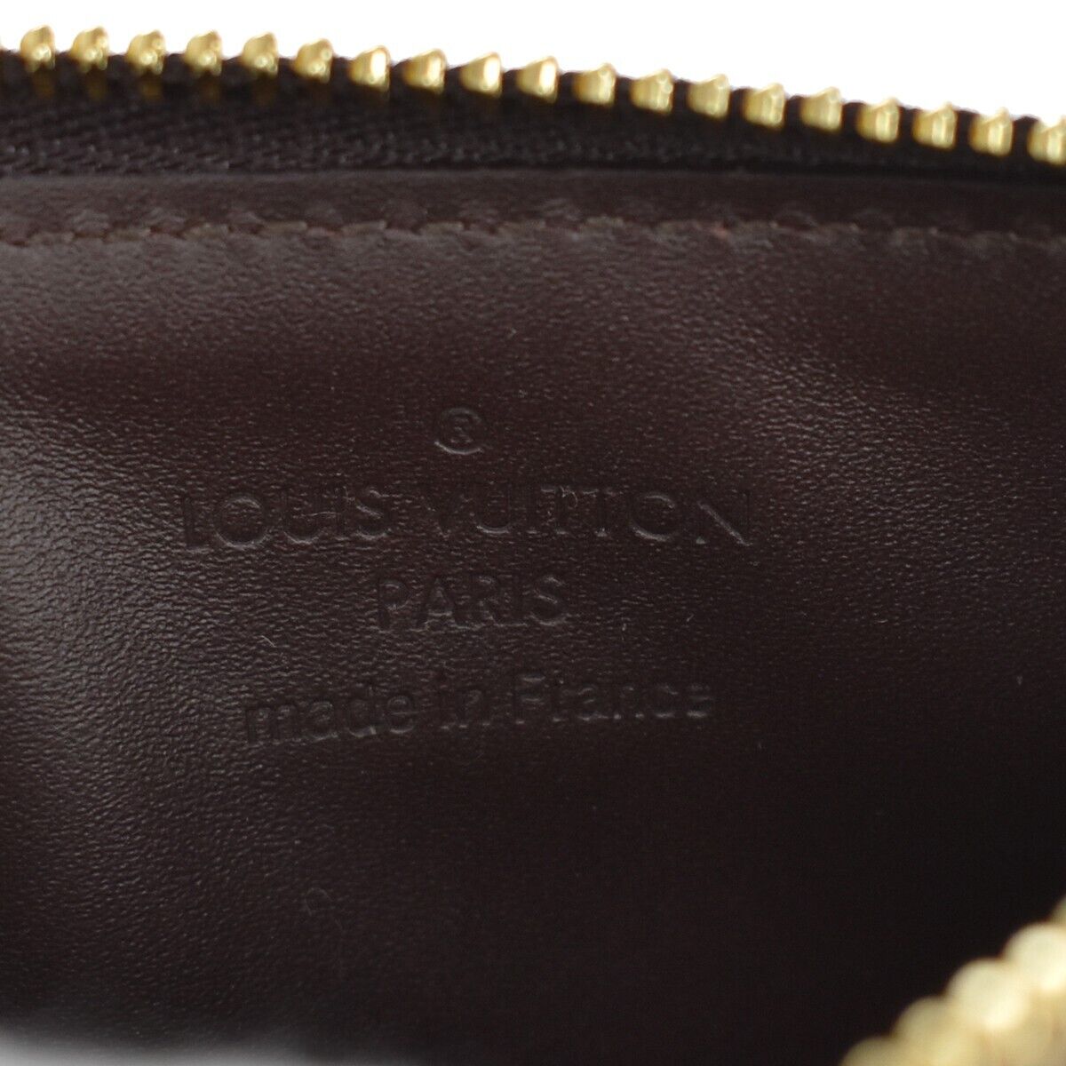 LOUIS VUITTON Pochette Cles Coin Wallet Monogram Vernis Amarante M93557 37GA239