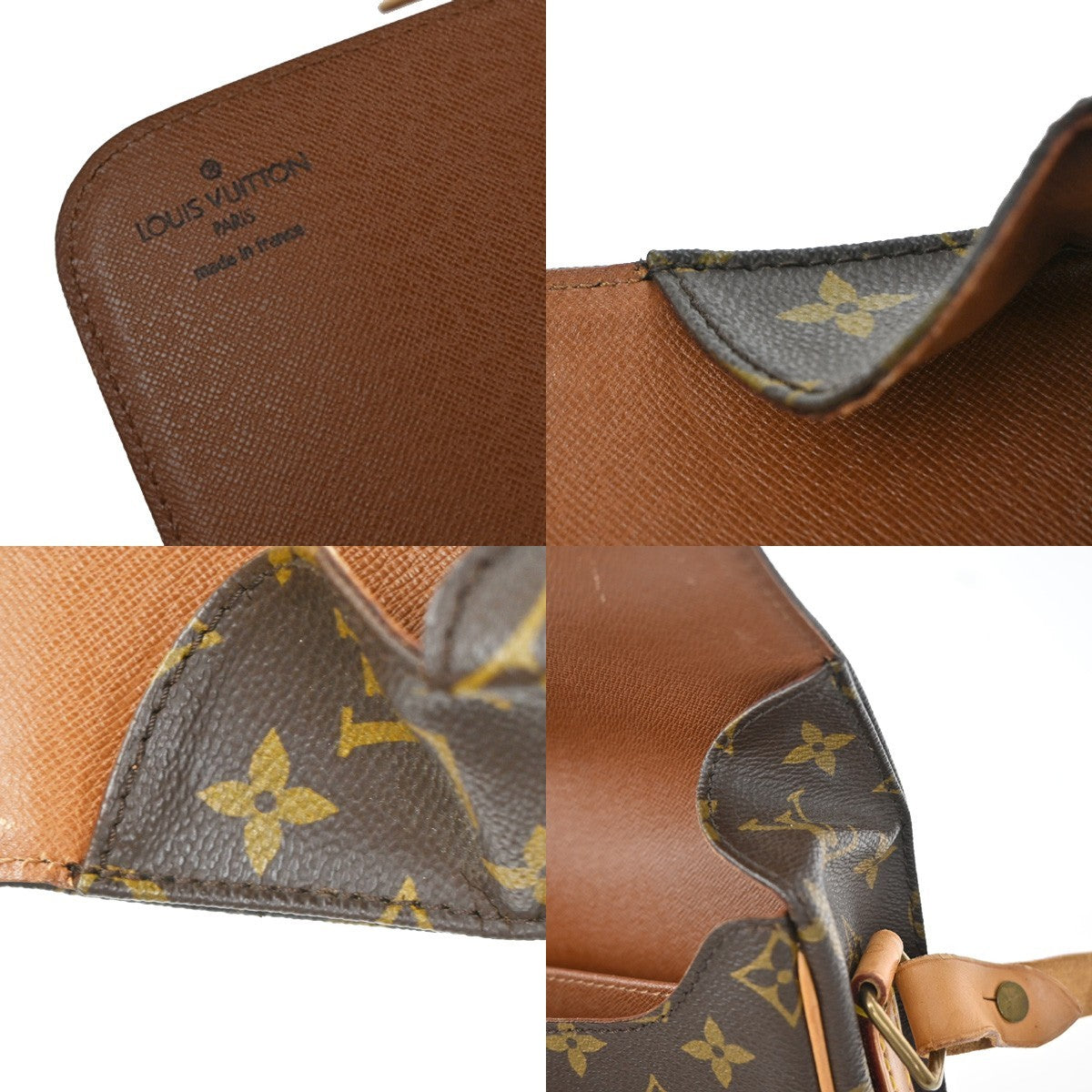 LOUIS VUITTON Cartouchiere GM Shoulder Bag Monogram Leather Brown M51252 88CA207