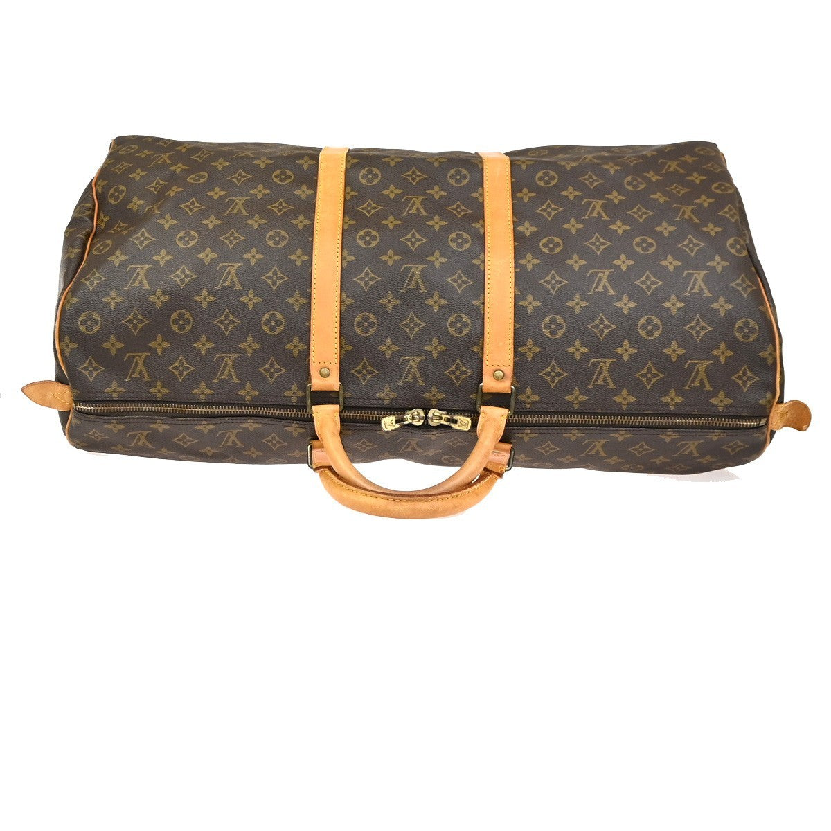 LOUIS VUITTON Keepall 60 Travel Hand Bag Monogram Leather Brown M41422 75CA806