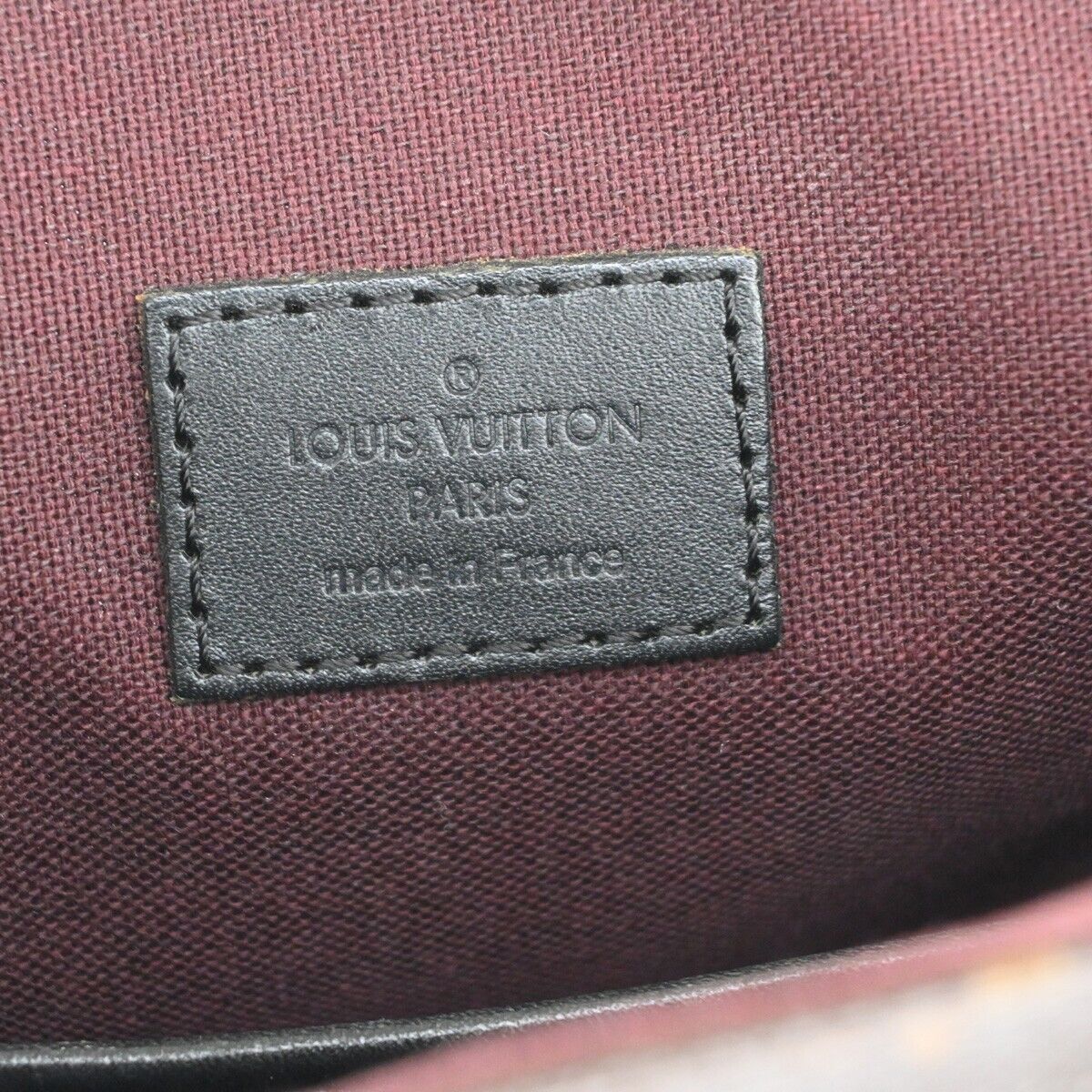 LOUIS VUITTON Bass PM Shoulder Bag Monogram Macassar Brown Black M56717 98YD576