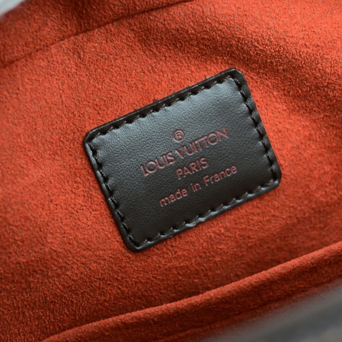 LOUIS VUITTON Sarria Horizontal Hand Bag Damier Ebene Leather BN N51282 93ED029