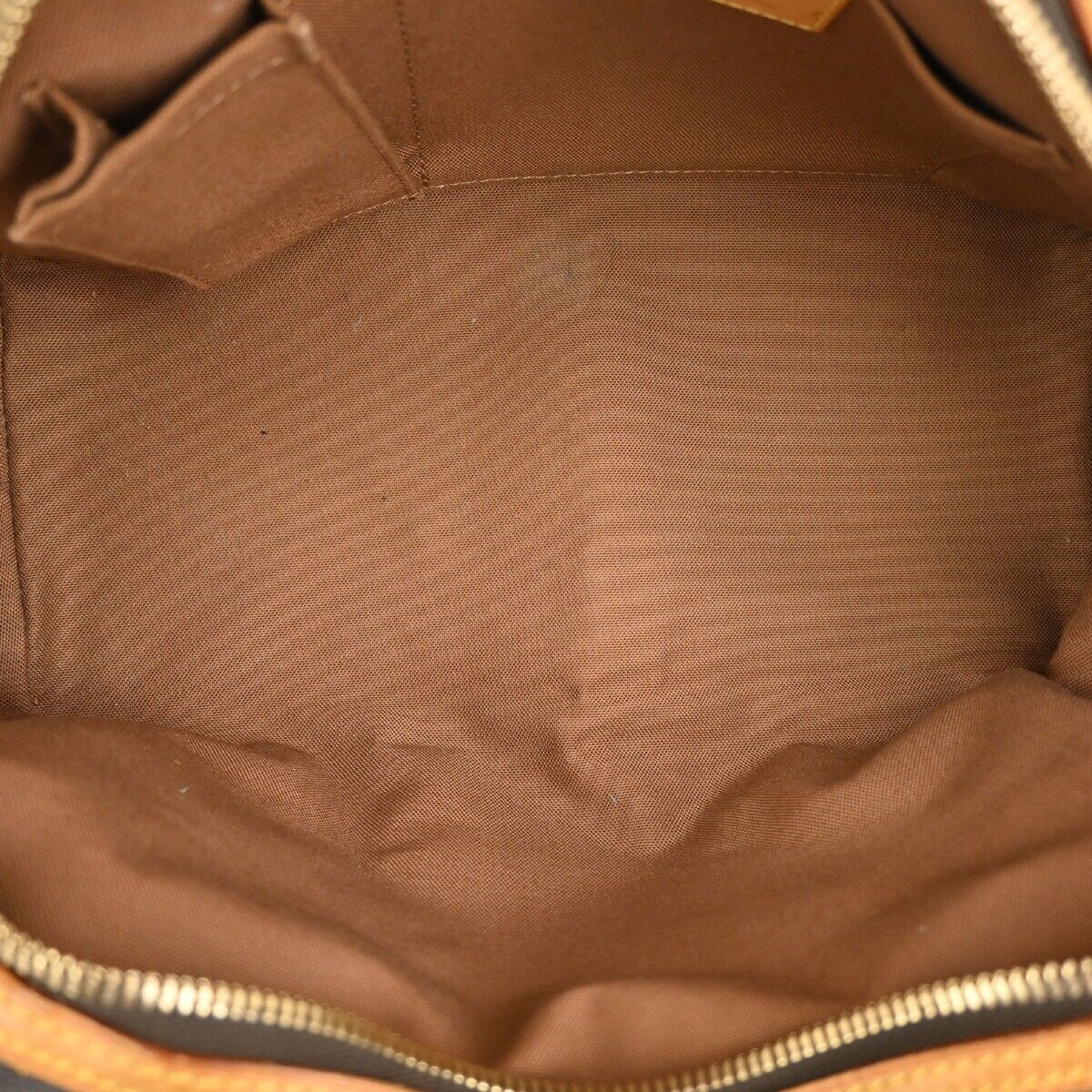 LOUIS VUITTON Rivette Shoulder Bag Studs Monogram Leather Brown M40140 21YE234