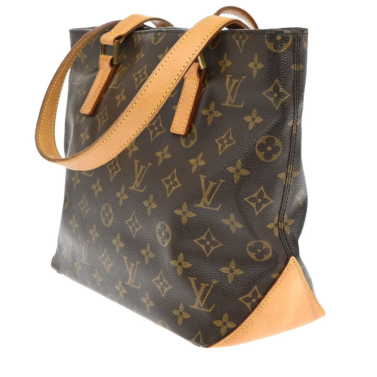LOUIS VUITTON Cabas Piano Shoulder Bag Monogram Leather Brown M51148 95RF280