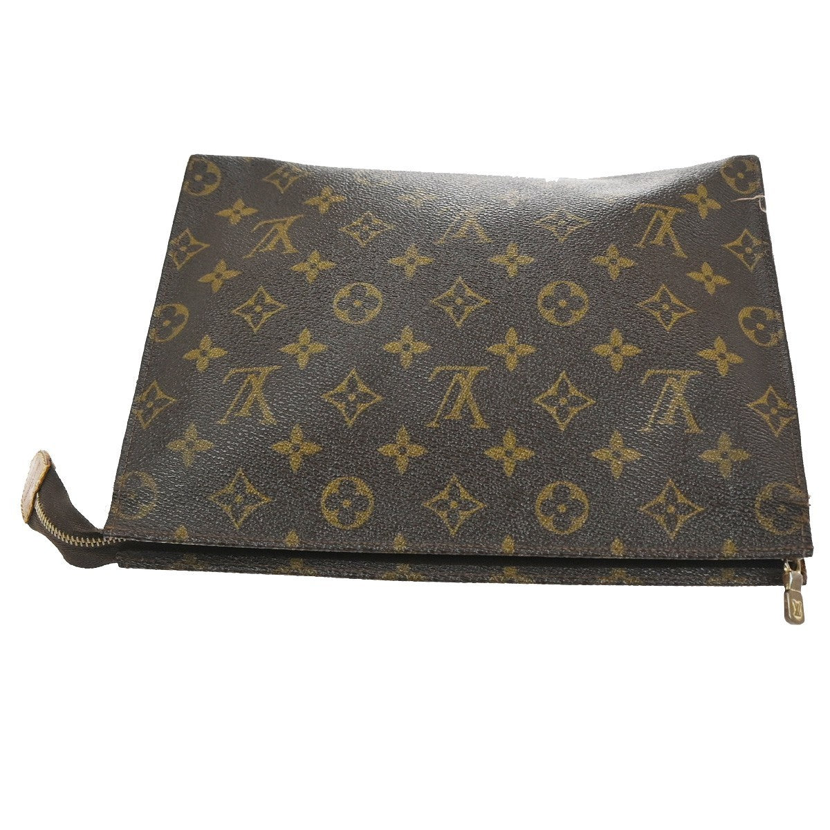 LOUIS VUITTON Poche Toilette 26 Clutch Hand Bag Monogram Leather M47542 02KP579