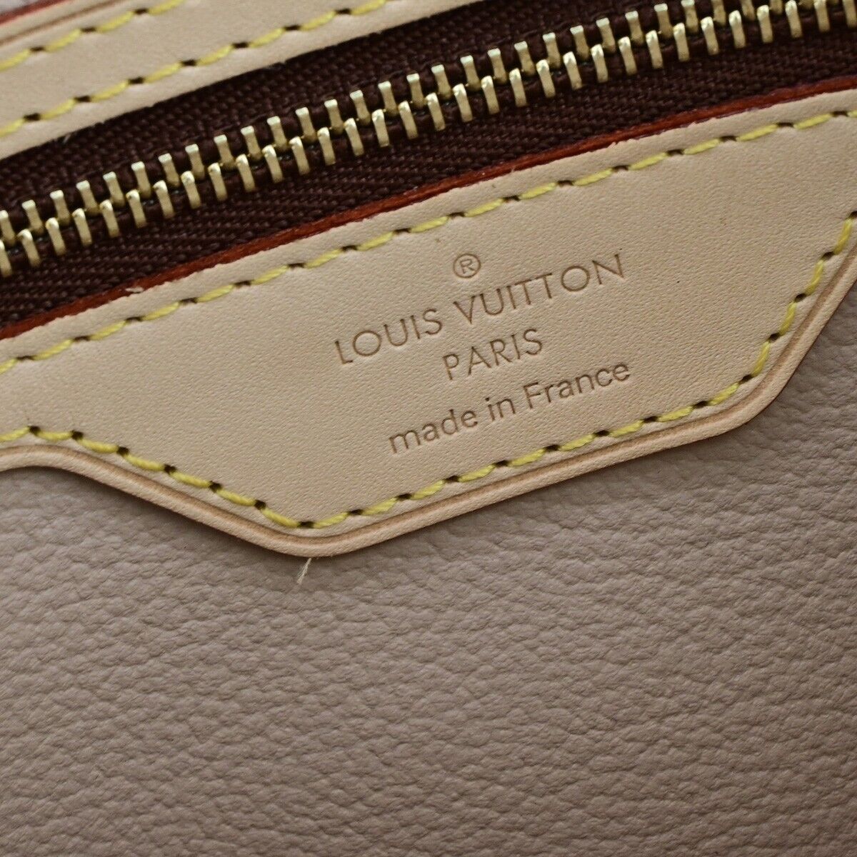 LOUIS VUITTON BUCKET PM Shoulder Tote Bag Monogram Leather Brown M42238 70ED233