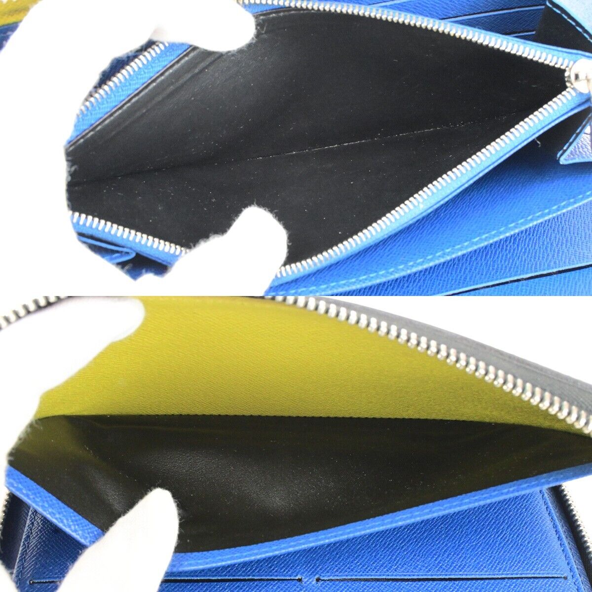 LOUIS VUITTON Zippy Organizer Wallet Epi Damier Graphite Leather M68227 81KA507