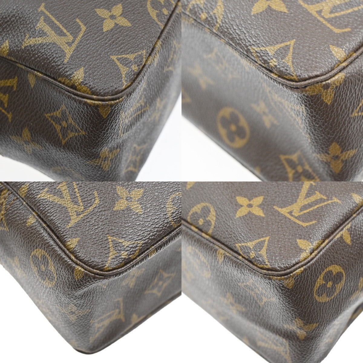 LOUIS VUITTON Trousse Toilette 28 Clutch Hand Bag Monogram Brown M47522 67SA116