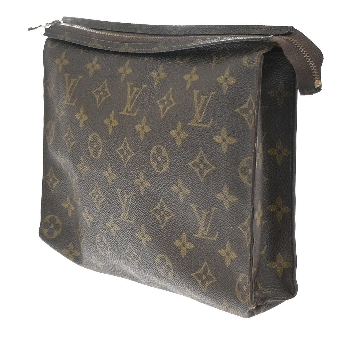 LOUIS VUITTON Poche Toilette 26 Clutch Pouch Bag Monogram Leather M47542 08CB024