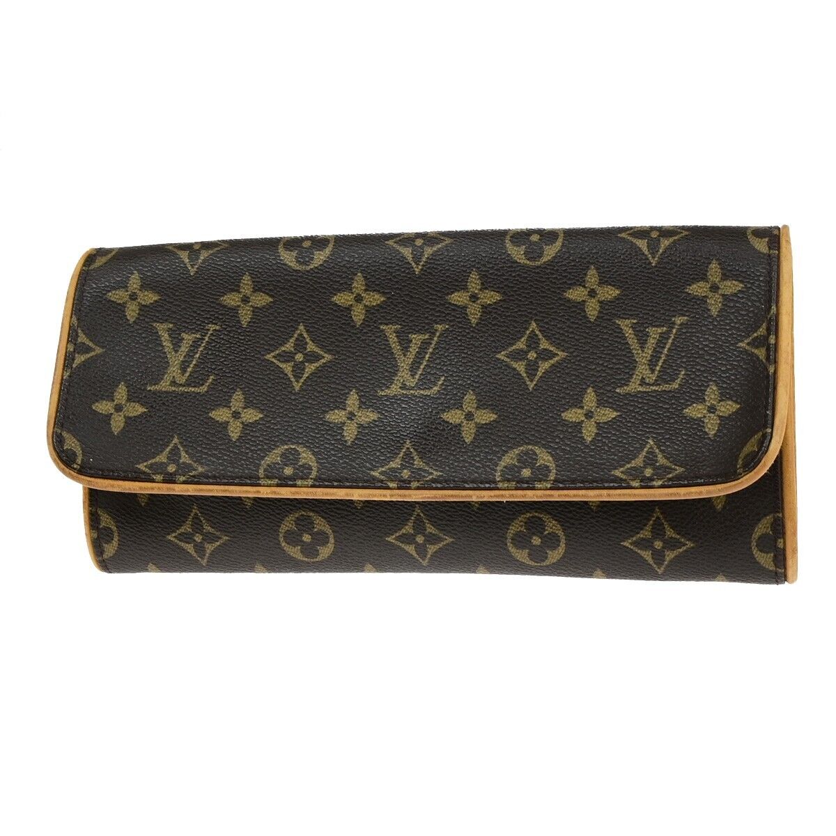 LOUIS VUITTON Pochette Twin GM 2Way Shoulder Bag Monogram Brown M51852 62EB991