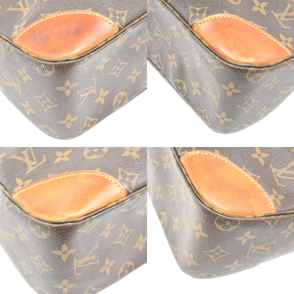 LOUIS VUITTON Boulogne 30 Shoulder Bag Monogram Leather Brown M51265 80KB526