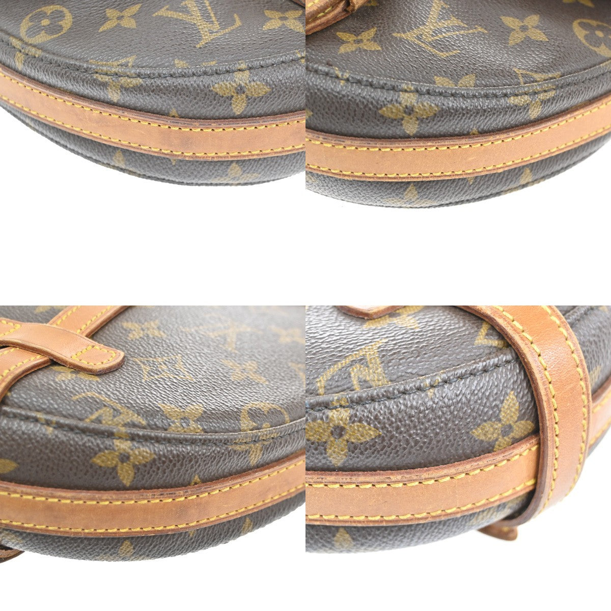 LOUIS VUITTON Chantilly PM Shoulder Bag Monogram Leather Brown M51234 64CA667