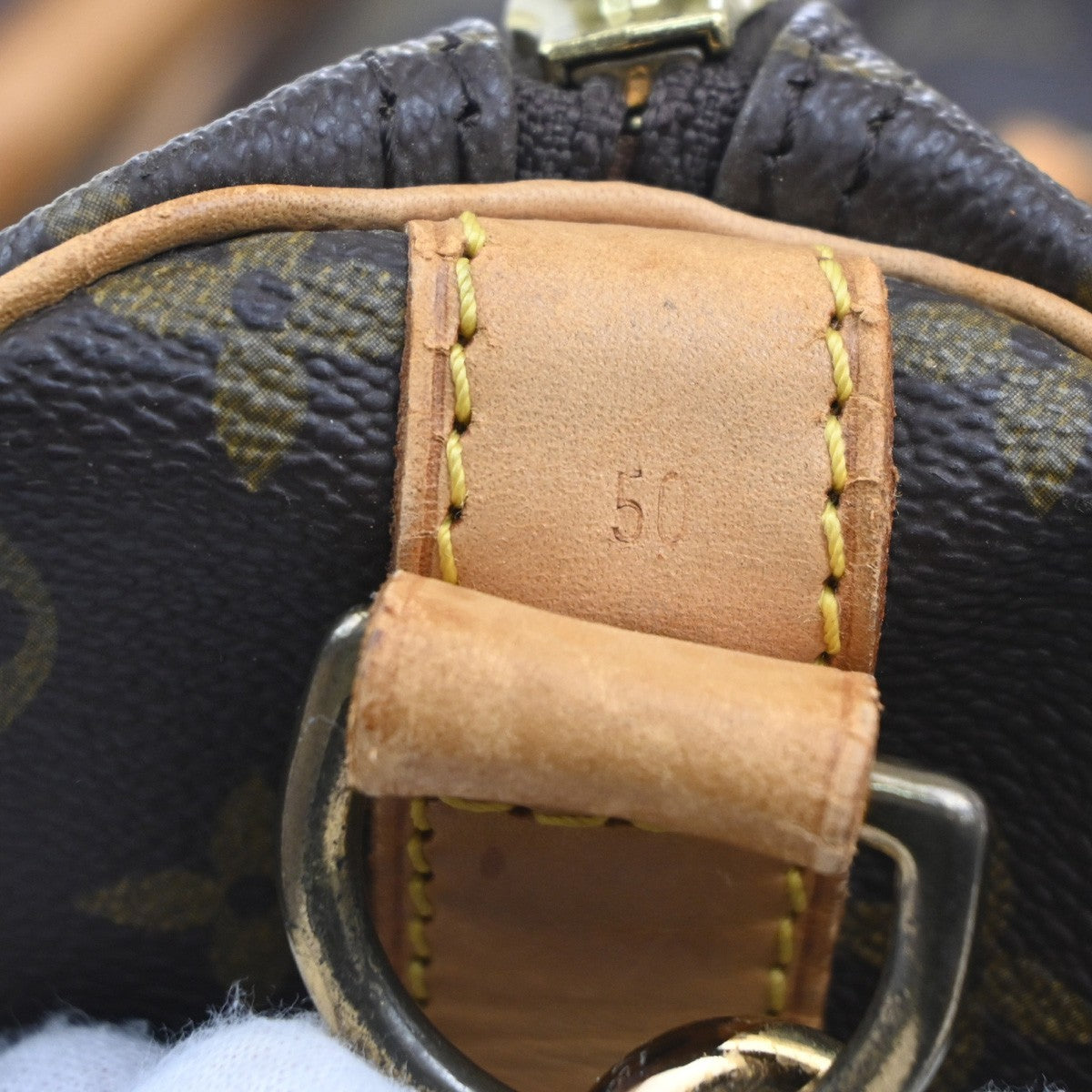 LOUIS VUITTON Keepall Bandouliere 50 2Way Hand Bag Monogram Brown M41416 97EG149