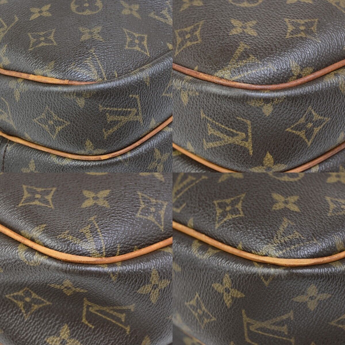 LOUIS VUITTON Reporter PM Crossbody Shoulder Bag Monogram Leather M45254 69ED047