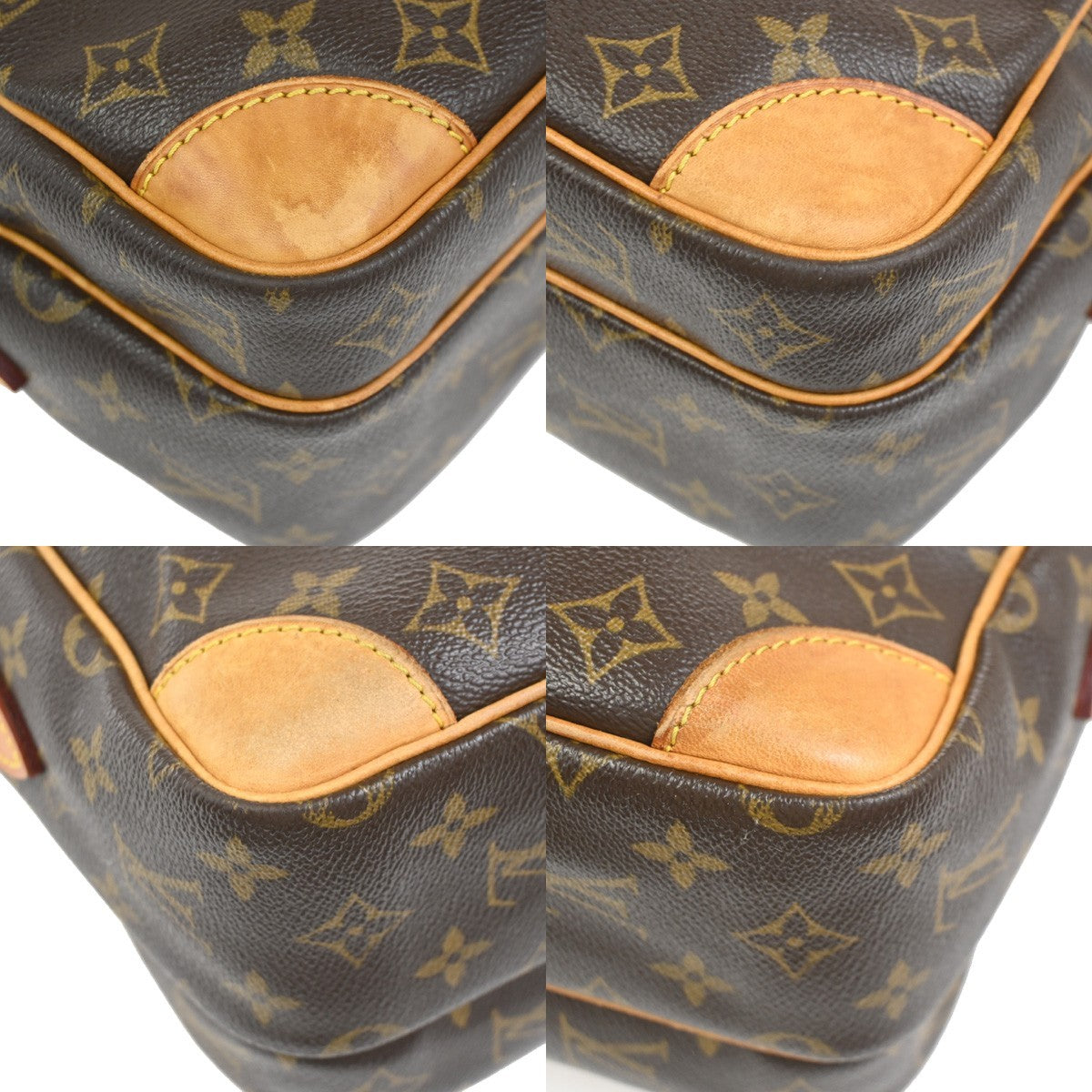 LOUIS VUITTON Nile Crossbody Shoulder Bag Monogram Leather Brown M45244 70KC827