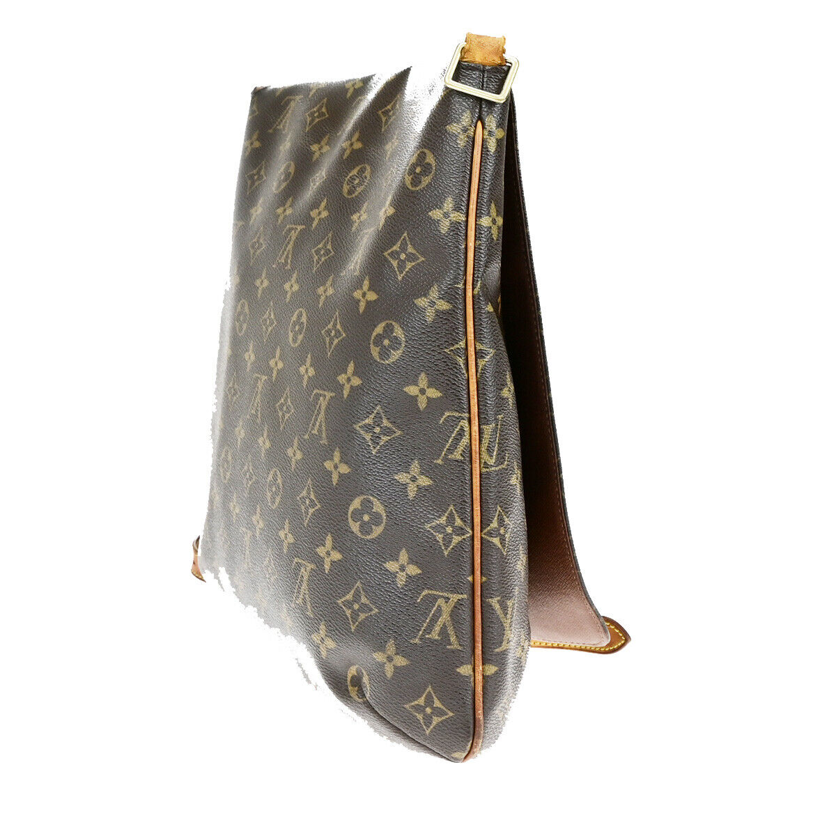 LOUIS VUITTON Musette Shoulder Bag Monogram Leather Brown France M51256 67SJ465