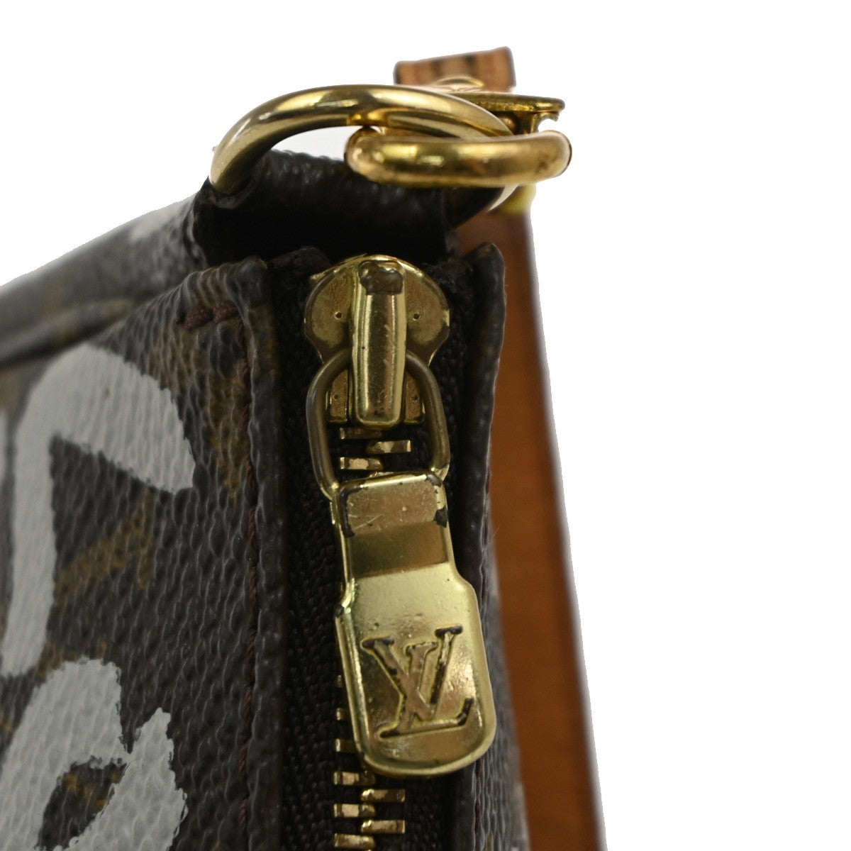 LOUIS VUITTON Pochette Accessoires Hand Bag Monogram Graffiti BN M92192 664RQ038