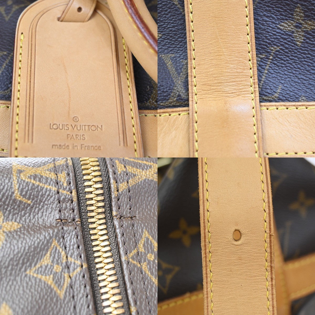 LOUIS VUITTON Travel Hand Cruiser Bag 40 Monogram Leather Brown M41139 96KC217