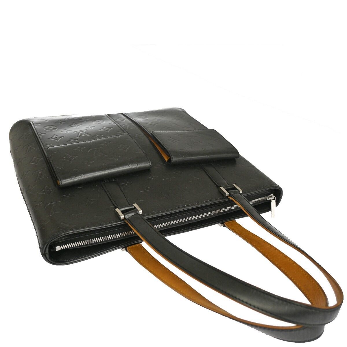 LOUIS VUITTON Willwood Shoulder Bag Monogram mat Leather Black M55105 88YD699