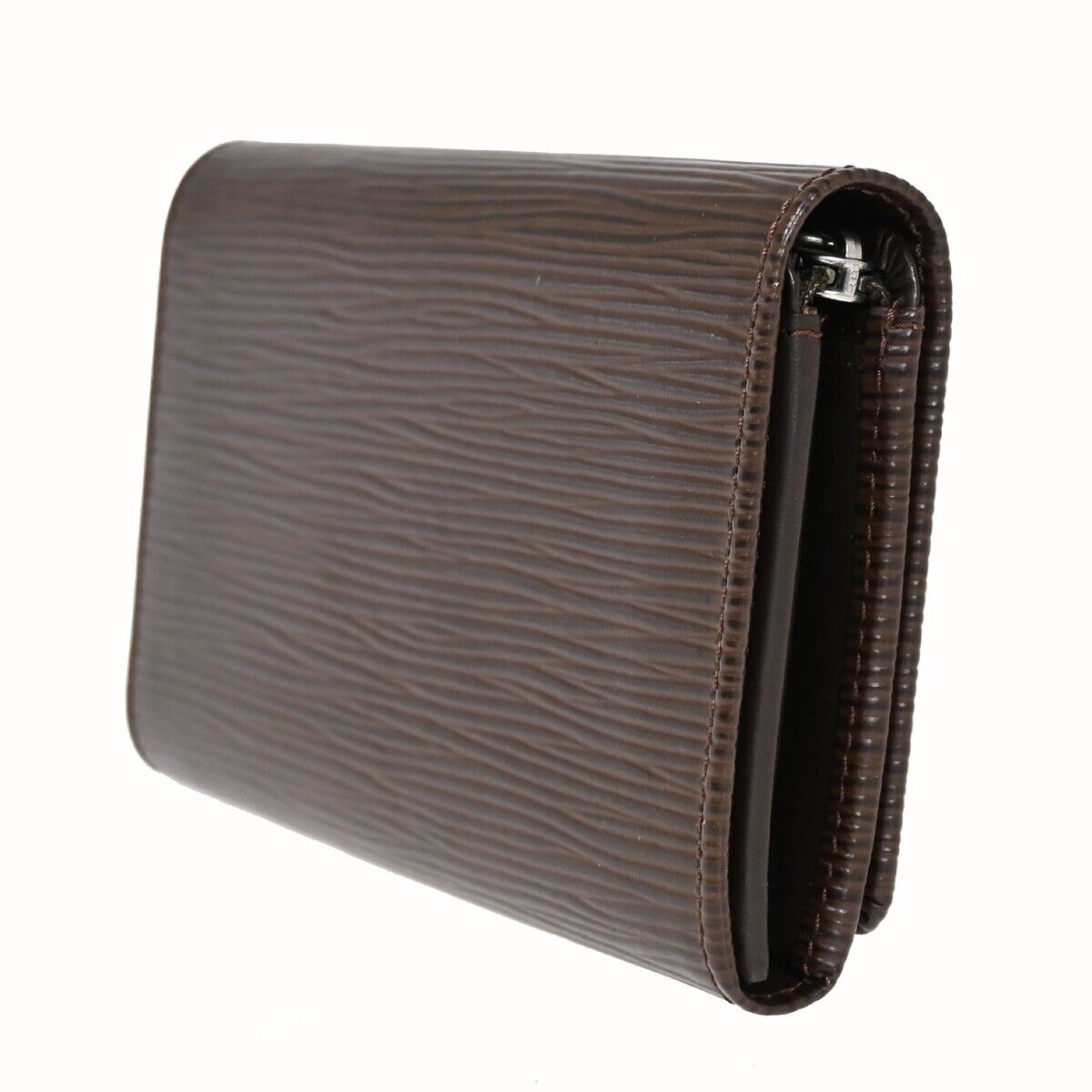 LOUIS VUITTON Portefeuille Tresor Bifold Wallet Epi Leather Brown M6350D 86HB248