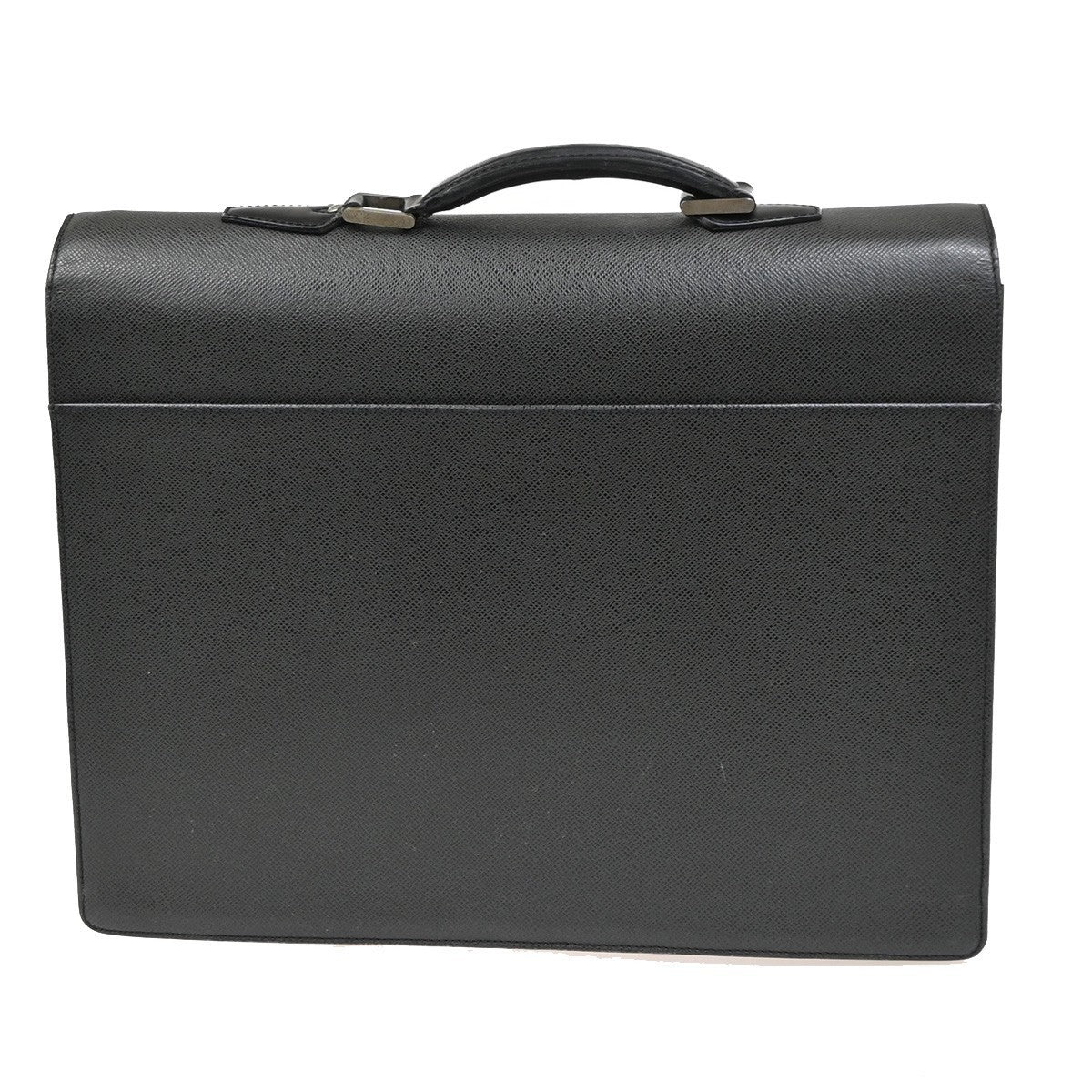 LOUIS VUITTON LV Moskova Briefcase Hand Bag Taiga Leather Ardoise M30032 64KC746